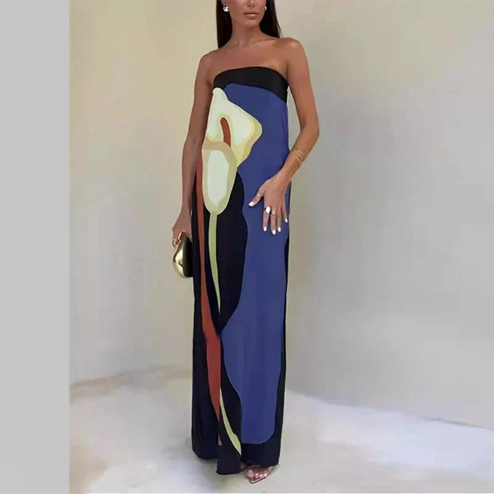 Riarrasa | Robe Tube Décontractée à Imprimé Avocat pour Femmes