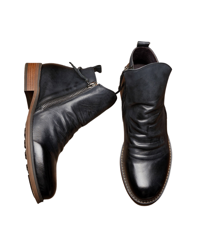 Daniel Bottines Homme à Zip Boots Modernes Élégantes Silhouette Ajustée et Polyvalente, vue 2