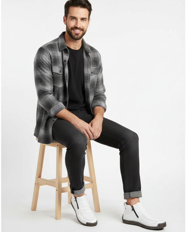 Quinn Chaussures Homme à Soutien Ergonomique Zip Latéral, Confort Durable & Style Élégant, vue 10