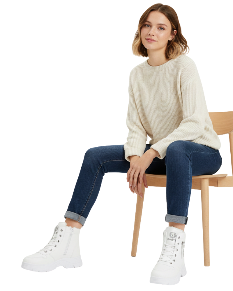 Haimee Bottines Confort Femme Doublure Chaude, Semelle Antidérapante & Coupe Élégante, vue 3