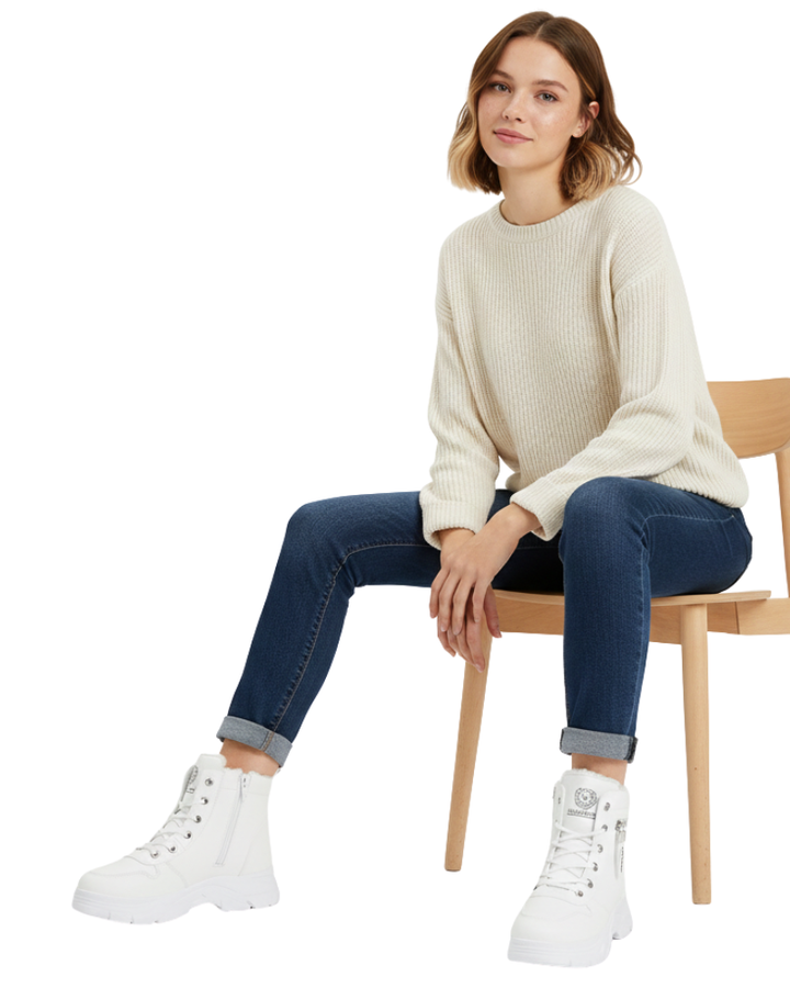 Haimee Bottines Confort Femme Doublure Chaude, Semelle Antidérapante & Coupe Élégante, vue 3