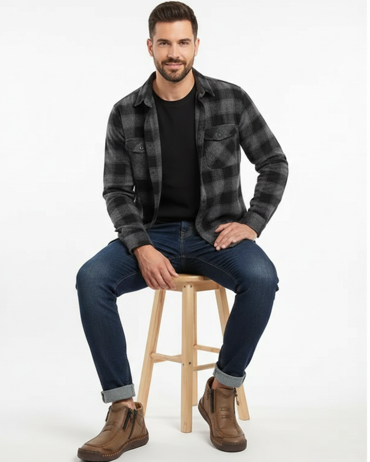 Quinn Chaussures Homme à Soutien Ergonomique Zip Latéral, Confort Durable & Style Élégant, vue 7