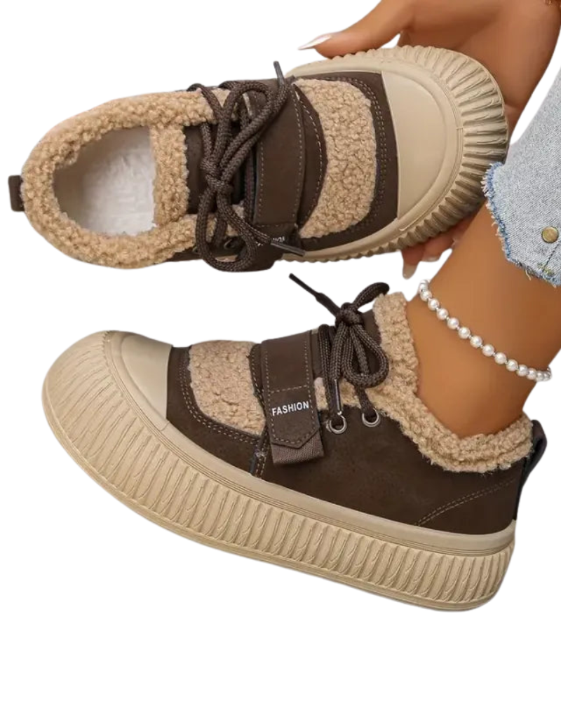 Amelia Baskets Montantes Hiver Femme Doublure Peluche & Semelle Antidérapante Chaude, vue 2