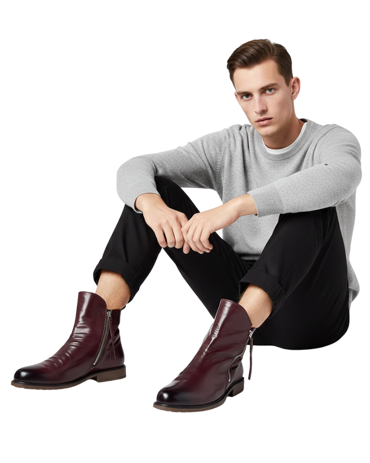 Daniel Bottines Homme à Zip Boots Modernes Élégantes Silhouette Ajustée et Polyvalente, vue 3
