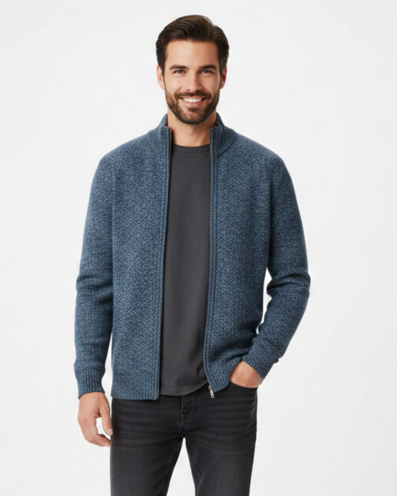 Evan Pull Homme Demi-Zip Sweat Chaud et Confortable Coupe Regular au Style Intemporel