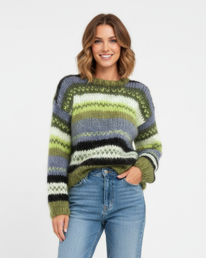Emelia Pull Femme Tricoté Pull Chaud et Confortable Coupe Classique au Style Intemporel, vue 2