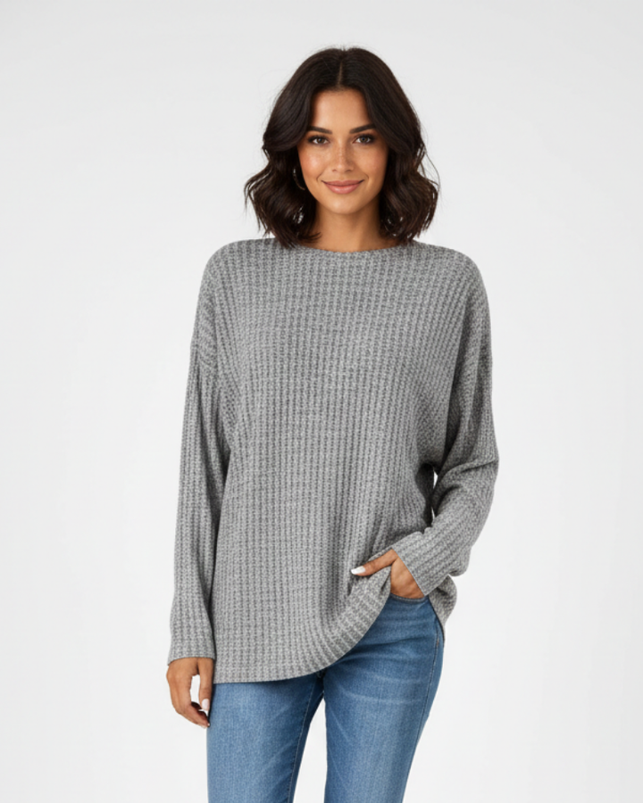 Jamily Pull Femme Classique à Manches Longues Pull Casual Confortable au Style Intemporel, vue 6