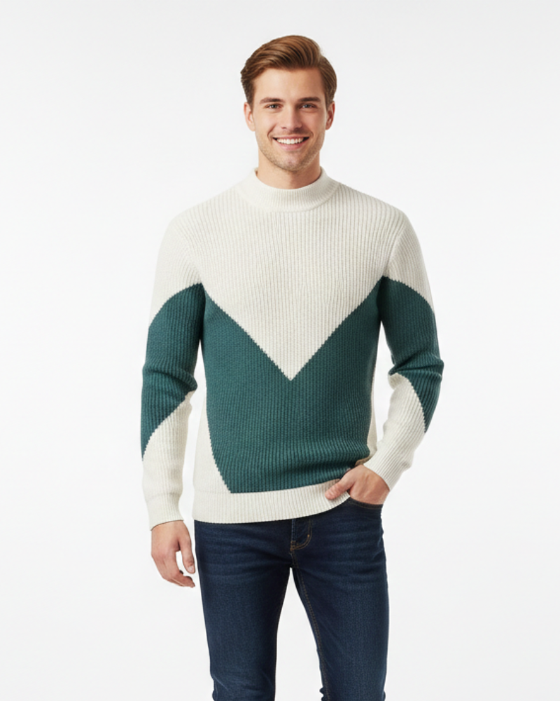 Oliver Pull Homme Pull Élégant en Coton Mélangé Coupe Regular & Confort Raffiné, vue 9