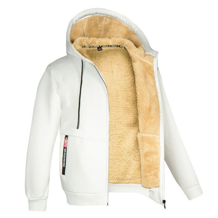 Diego Veste Homme Hiver Chaude & Élégante avec Capuche Intégrée & Fermeture Éclair, vue 4
