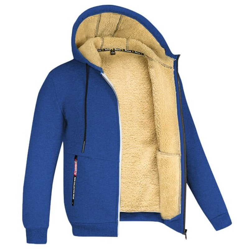 Diego Veste Homme Hiver Chaude & Élégante avec Capuche Intégrée & Fermeture Éclair, vue 5