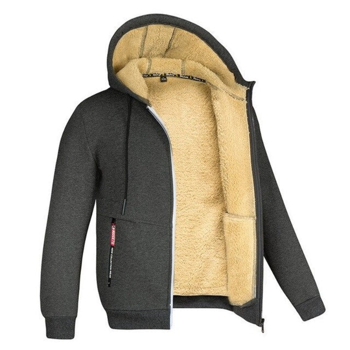 Diego Veste Homme Hiver Chaude & Élégante avec Capuche Intégrée & Fermeture Éclair, vue 8
