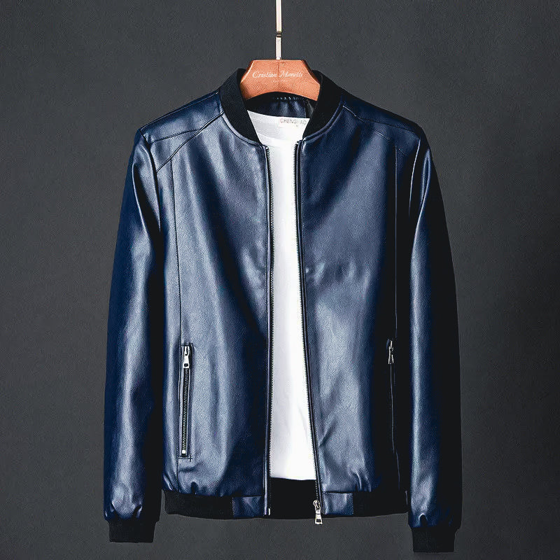 Vincent Veste Homme Veste en Cuir Élégante et Durable au Style Intemporel, vue 2