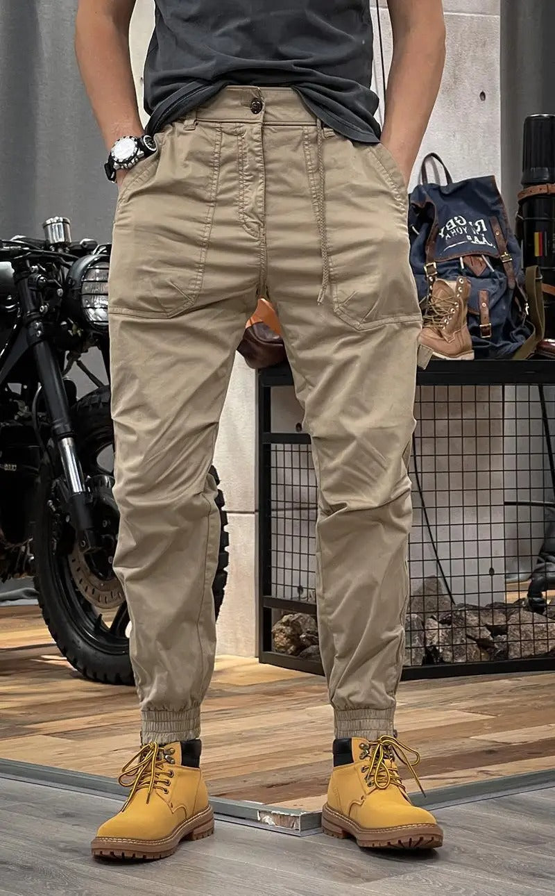 David Pantalon Homme Pantalon Cargo Stretch avec Spandex Confortable & Polyvalent