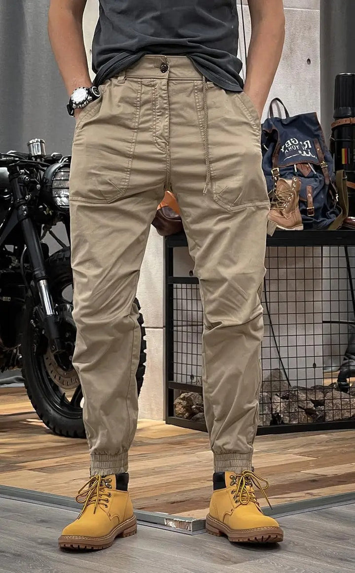 David Pantalon Homme Pantalon Cargo Stretch avec Spandex Confortable & Polyvalent