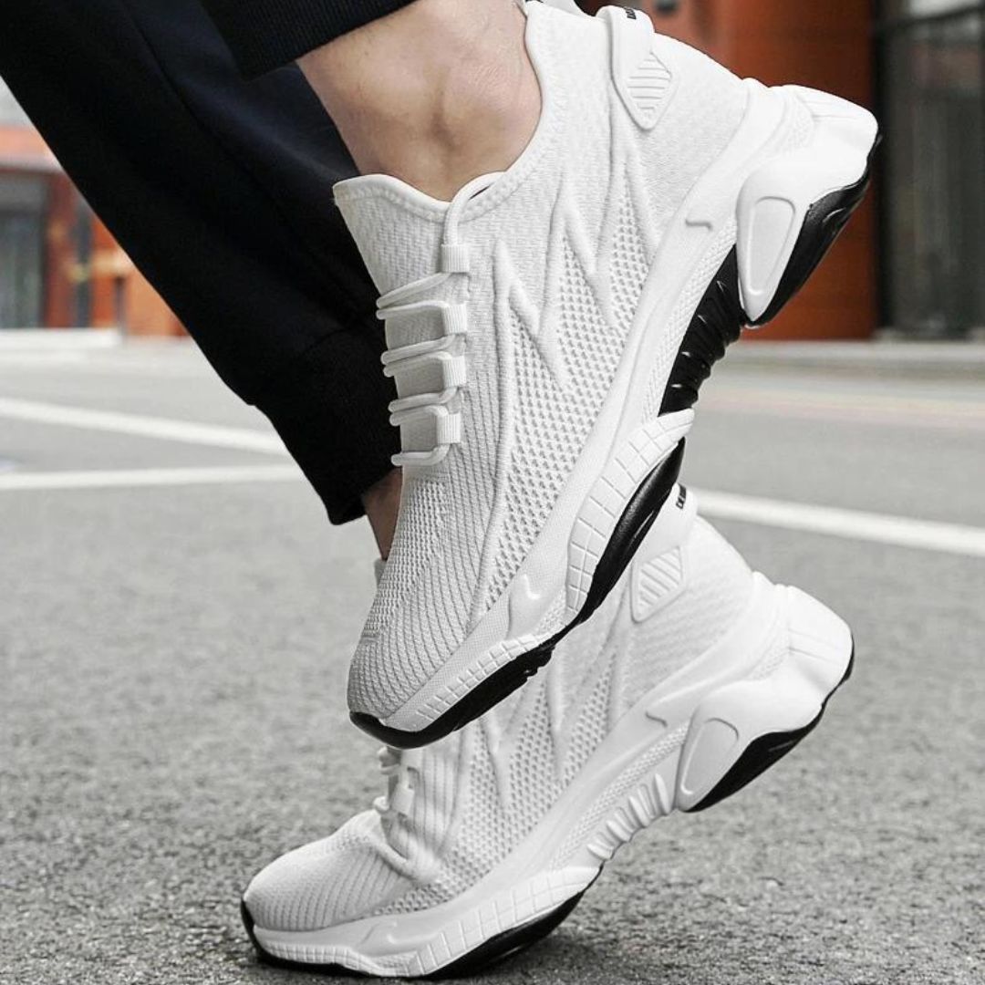 Jaxon Baskets Homme Sneakers Rehaussantes avec Design Respirant & Structure Ultra-Légère, vue 4