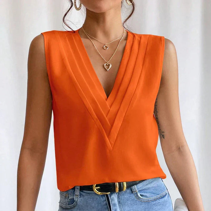 Vaelleaxa | Blouse élégante sans manches
