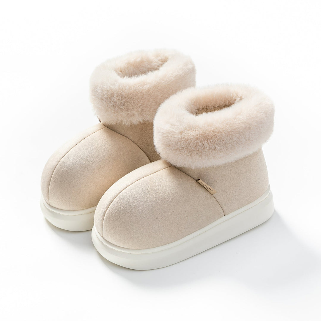 Valentin Bottes d’Hiver en Peluche pour Homme Chaudes, Confortables & à Semelle Antidérapante