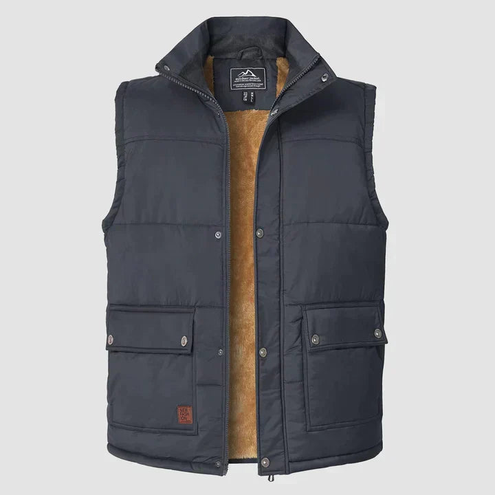 Mark Gilet Homme Bodywarmer Sans Manches avec Poches Pratiques & Confort Quotidien, vue 5