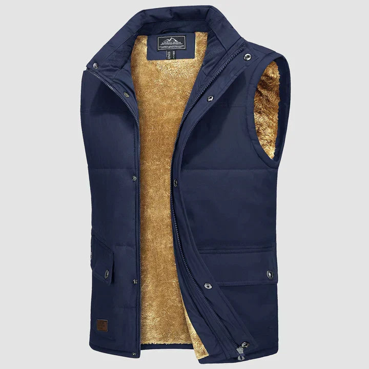 Mark Gilet Homme Bodywarmer Sans Manches avec Poches Pratiques & Confort Quotidien, vue 8