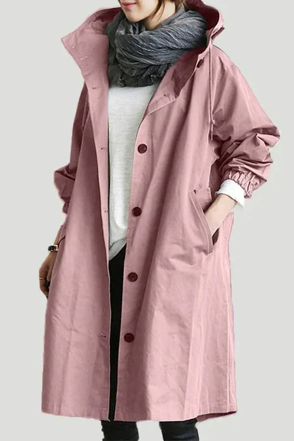 Elizabeth Manteau de Pluie Femme Imperméable Urbain avec Capuche Oversize Respirante, vue 12