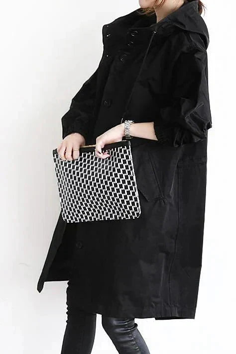 Elizabeth Manteau de Pluie Femme Imperméable Urbain avec Capuche Oversize Respirante, vue 5