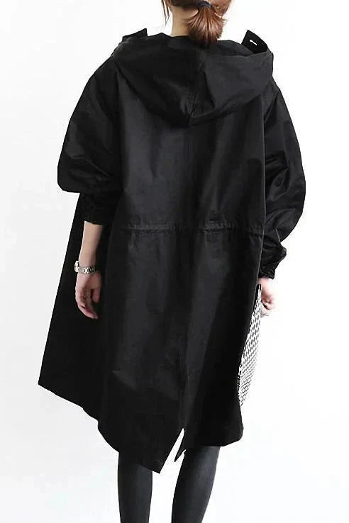 Elizabeth Manteau de Pluie Femme Imperméable Urbain avec Capuche Oversize Respirante, vue 6