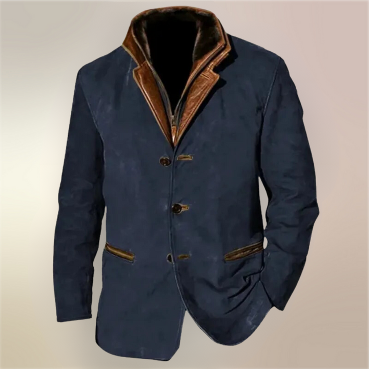 Aaron Veste Vintage Homme Veste Classique Élégante Style Rétro & Confort Moderne, vue 7