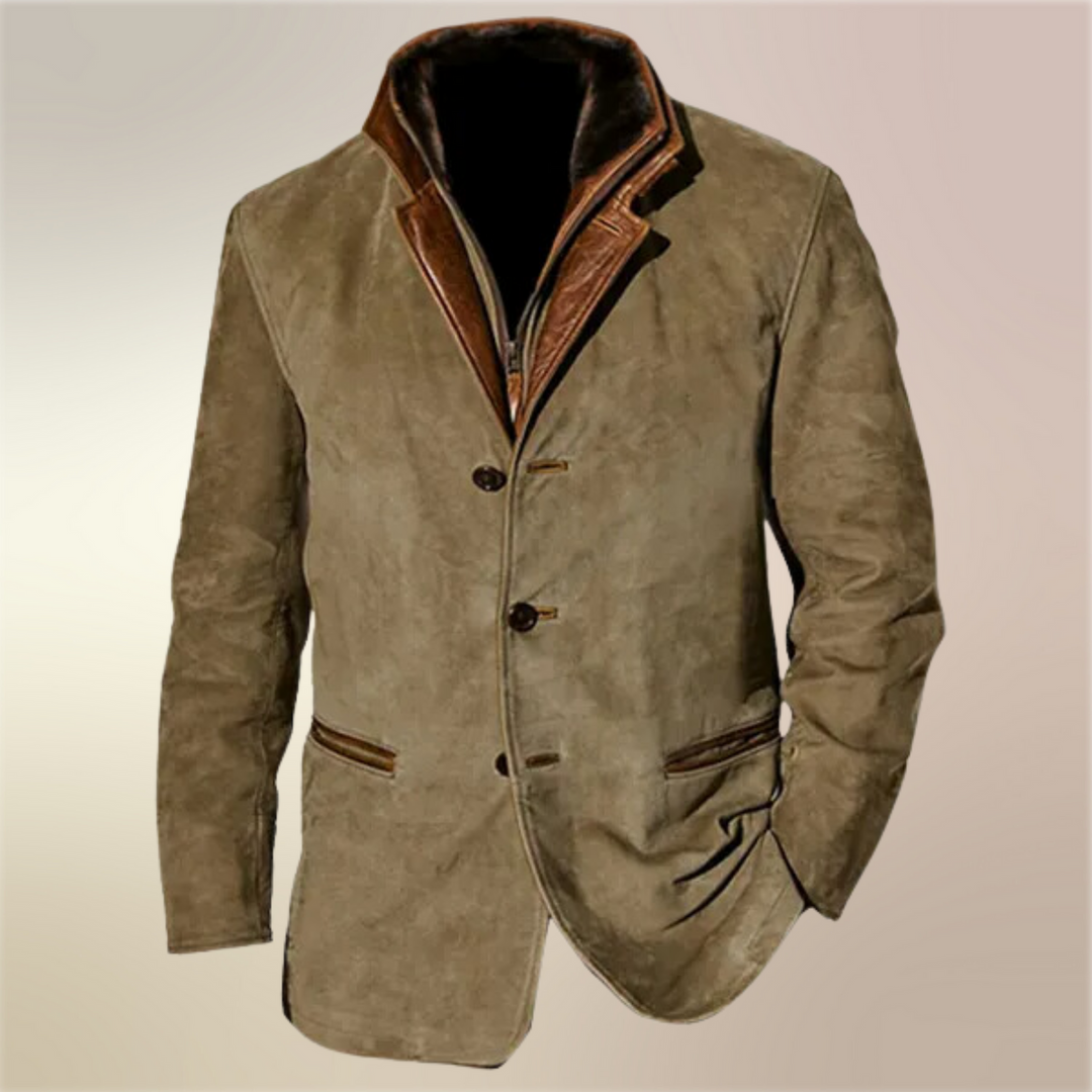 Aaron Veste Vintage Homme Veste Classique Élégante Style Rétro & Confort Moderne, vue 9