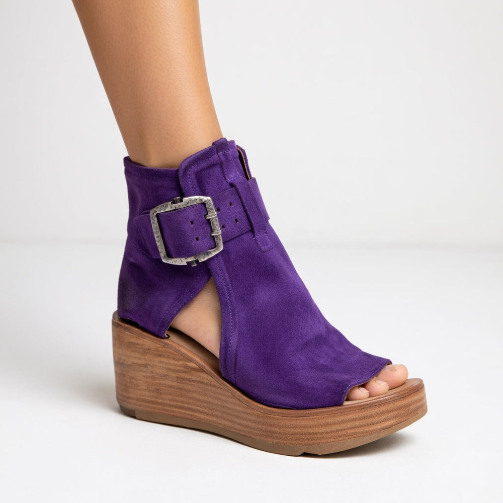 Bottines Compensées Ouvertes pour femme, vue 2