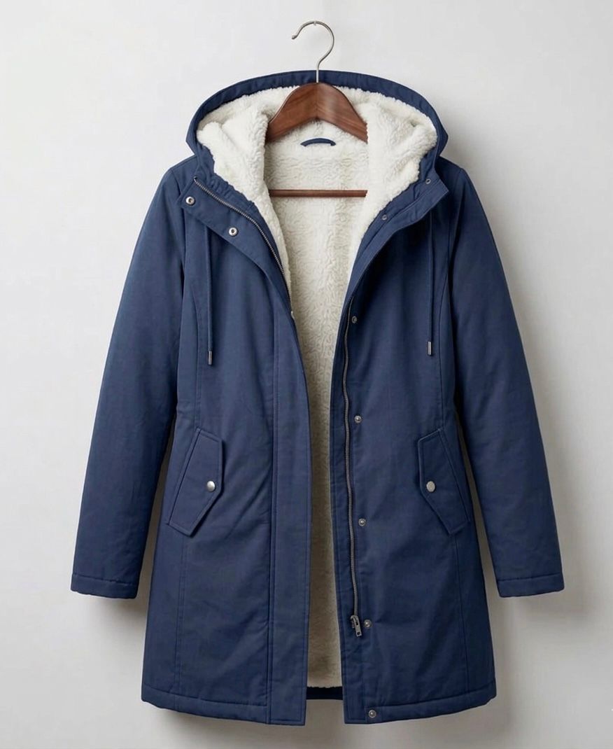 Parka d'Hiver Doublée en Polaire pour femme, vue 2