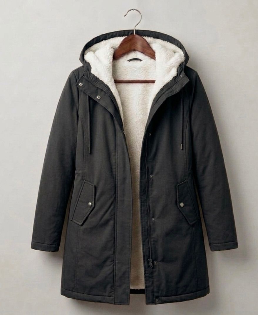 Parka d'Hiver Doublée en Polaire pour femme, vue 3
