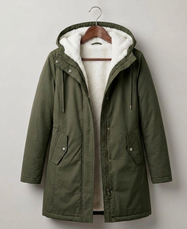 Parka d'Hiver Doublée en Polaire pour femme, vue 5