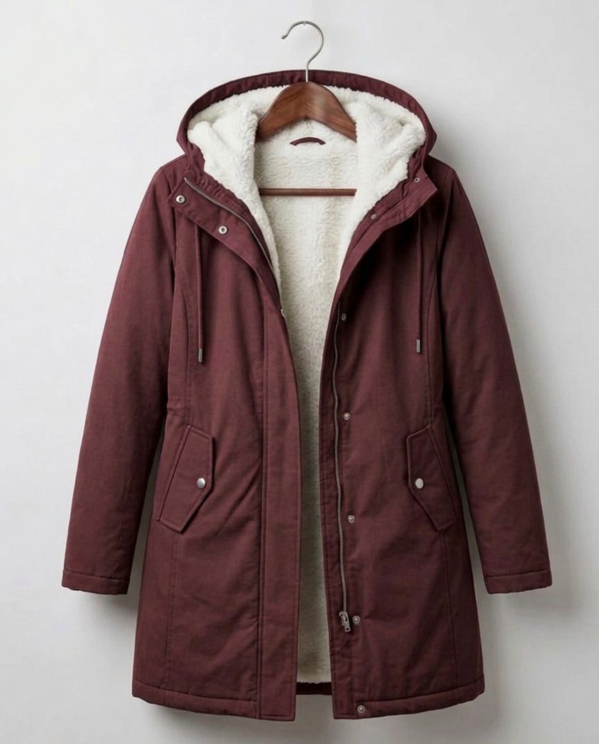 Parka d'Hiver Doublée en Polaire pour femme, vue 4