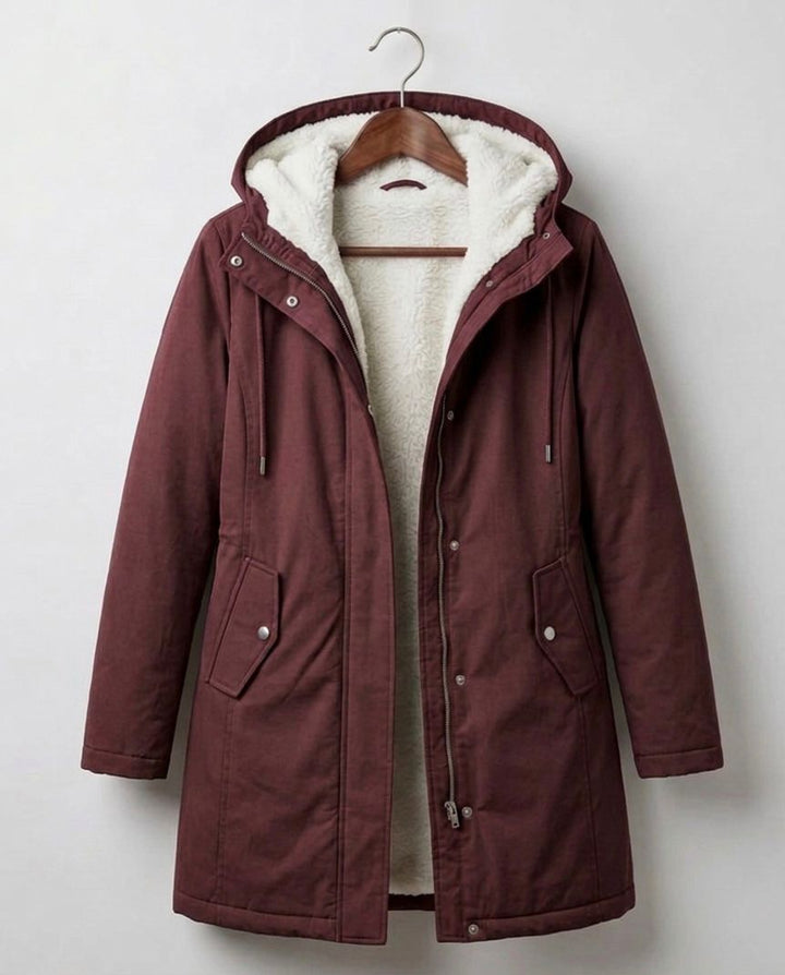 Parka d'Hiver Doublée en Polaire pour femme, vue 4