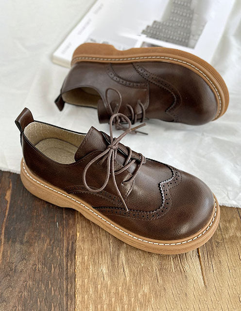 Liza Chaussures Femme Oxford Style Richelieu Élégantes avec Détails Brogue & Confort, vue 5