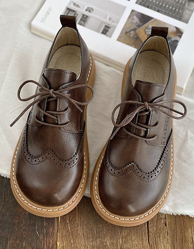 Liza Chaussures Femme Oxford Style Richelieu Élégantes avec Détails Brogue & Confort, vue 2