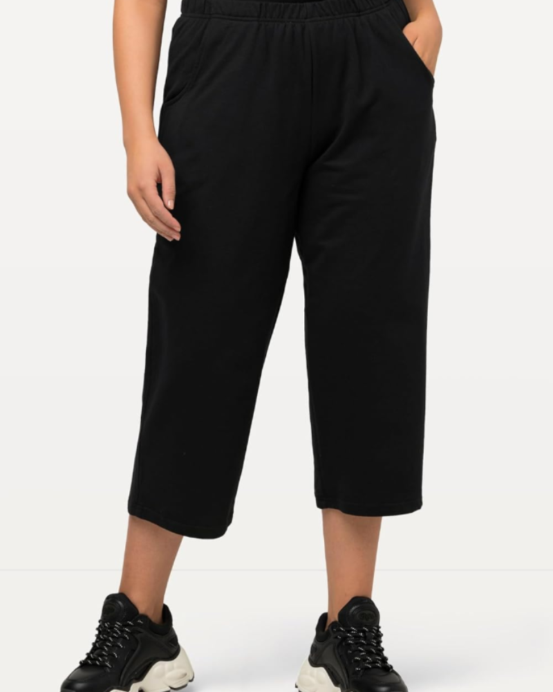 Mabel Pantalon 7/8 Femme Coupe Droite, Taille Élastique & 2 Poches, vue 2