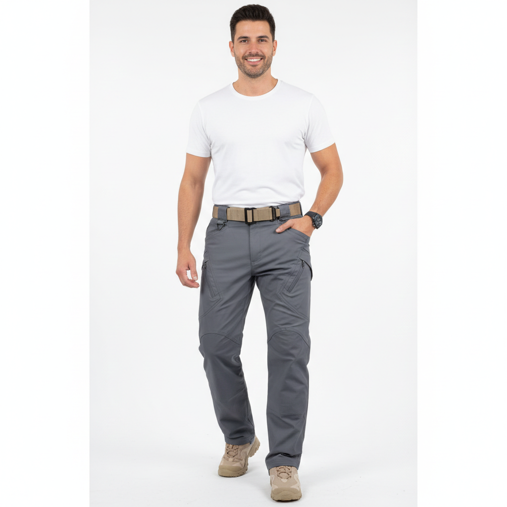 Zac Pantalon Cargo Homme Imperméable Outdoor & Travail avec Coupe Confortable, vue 4