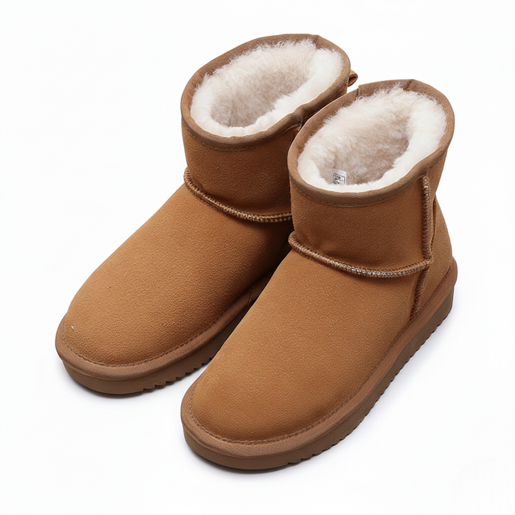 Zafira Bottines Femme Doublées Polaire Boots Courtes Confortables Effet Daim, vue 3