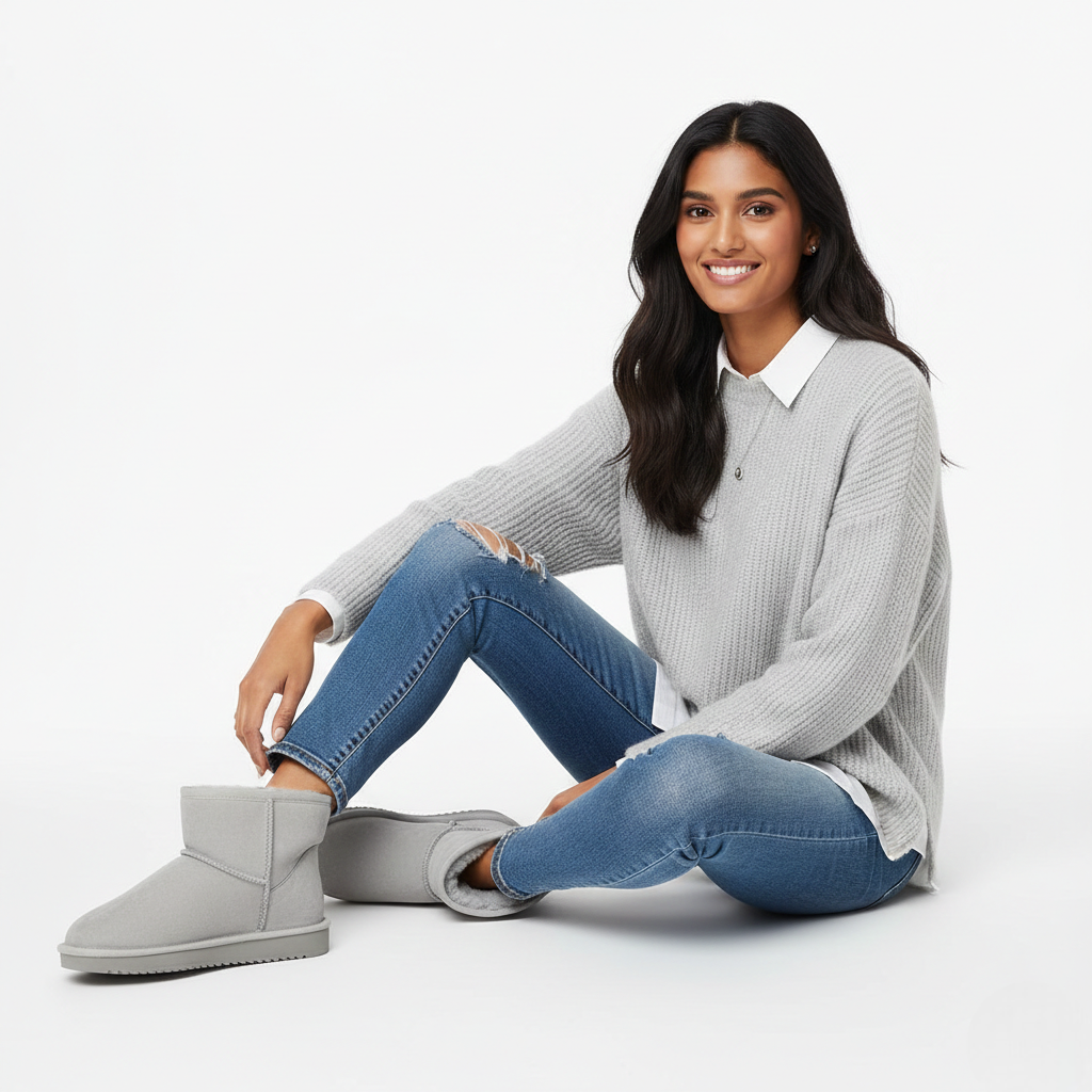 Zafira Bottines Femme Doublées Polaire Boots Courtes Confortables Effet Daim, vue 18