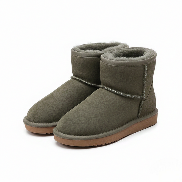 Zafira Bottines Femme Doublées Polaire Boots Courtes Confortables Effet Daim, vue 15