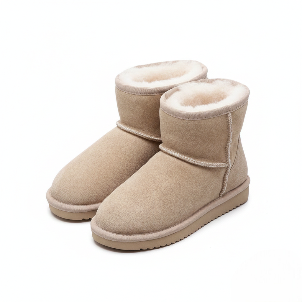 Zafira Bottines Femme Doublées Polaire Boots Courtes Confortables Effet Daim, vue 11