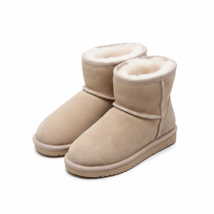 Zafira Bottines Femme Doublées Polaire Boots Courtes Confortables Effet Daim, vue 11