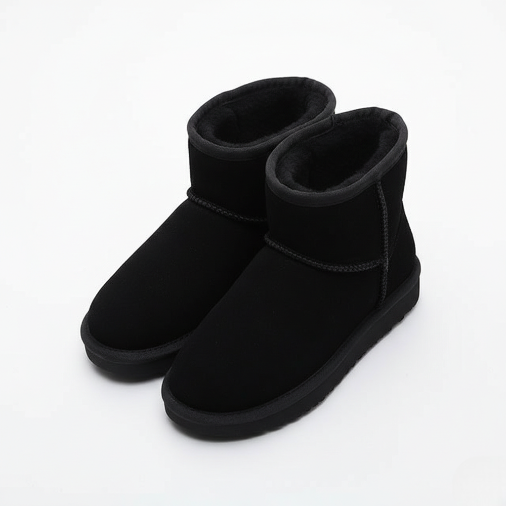 Zafira Bottines Femme Doublées Polaire Boots Courtes Confortables Effet Daim, vue 5