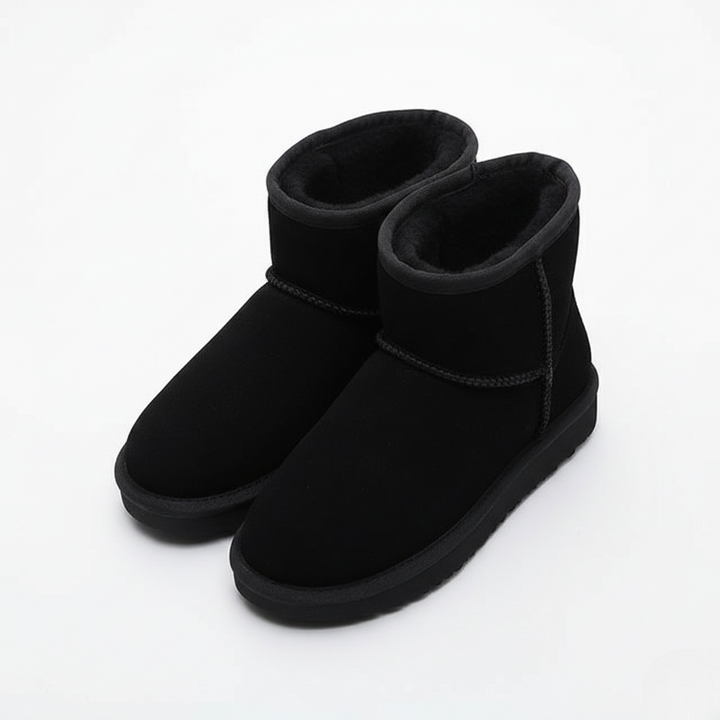 Zafira Bottines Femme Doublées Polaire Boots Courtes Confortables Effet Daim, vue 5