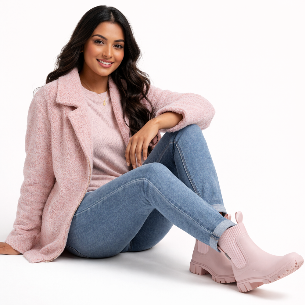 Zaria Bottes de Pluie Femme Imperméables Légères avec Semelle Antidérapante, vue 2