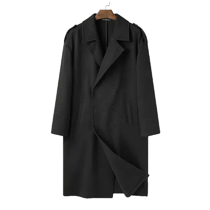 Michael Manteau Long Homme Coupe Ample Confortable & Fermeture Frontale Pratique, vue 2