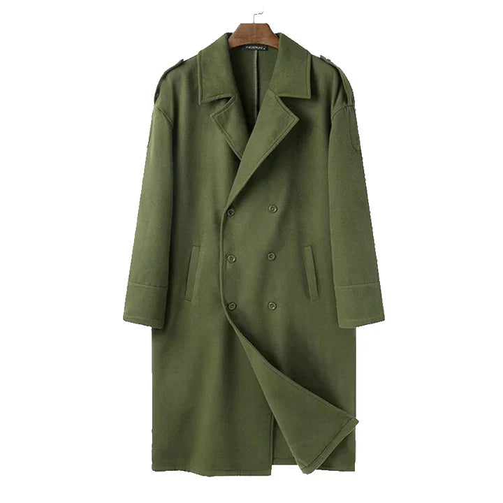 Michael Manteau Long Homme Coupe Ample Confortable & Fermeture Frontale Pratique, vue 3