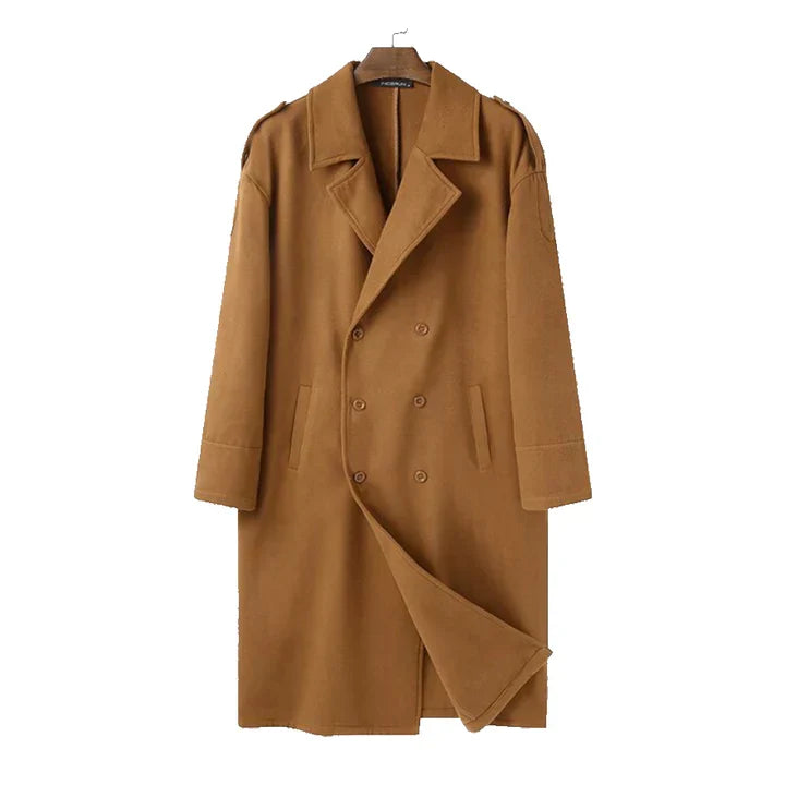 Michael Manteau Long Homme Coupe Ample Confortable & Fermeture Frontale Pratique, vue 4