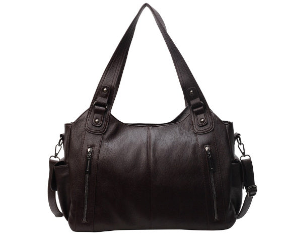 Clara Sac à Main Femme Sac en Cuir Élégant avec Compartiments Spacieux & Détails Zippés, vue 13